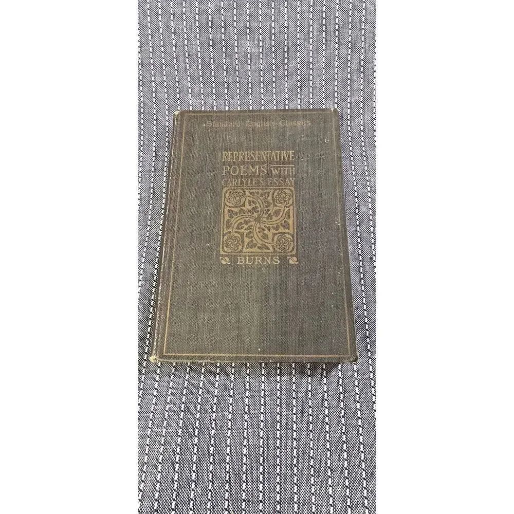 Representative Poems with Carlyle's Essay" by Robert Burns